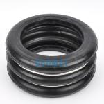 S-350-3 Rubber Spring Suspension Triple Convoluted Air Bag 410mm Max Dia for sale