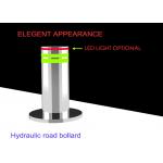 Electric Mechanical 304 STAINLESS STEEL Automatic Rising Bollards For Anti Terrorist for sale