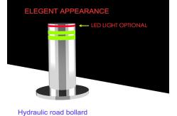 China Anti Rust Retractable Integrated Rising Bollards Customization Lifting Column Surface supplier