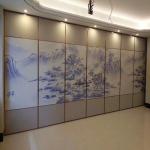 Customized Movable Wall Folding Partition Walls Painted Different Pictures for sale