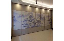 China Customized Movable Wall Folding Partition Walls Painted Different Pictures supplier