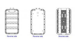 China IP67 Pre-Assembled Waterproof FTTX Enclosure Available Assembled With ODVA Hconn OptiTap supplier