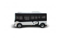 China 5.9m Electric Mini Buses 14 Seater Ebus Low Entry With Automatic Transmission supplier