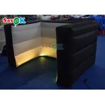 2.4x10.3x1.05m White Inflatable Pub Bar For Party Events