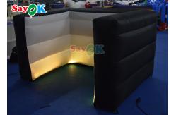 China 2.4x10.3x1.05m White Inflatable Pub Bar For Party Events supplier