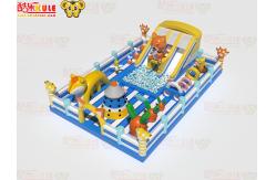 China Indoor Commercial Grade Inflatable Bouncy House With Slides supplier