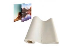 China Aqueous Inkjet Printing Polyester Canvas Rolls For Wide Format Printing supplier