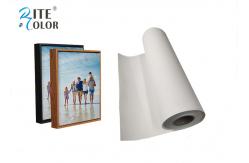China Inkjet Digital Printing Polyester Canvas Rolls , Wide Format Canvas Digital Print Fabric supplier