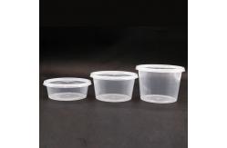China Microwave Safe Takeaway Round Hot Soup Bowl Disposable With Plastic Lid supplier