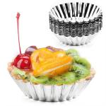 Tinplate Nonstick Egg Tart Cupcake Mold Reusable Kitchen Baking Tools for sale