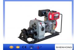 China 3 Ton Air Cooled Diesel Cable Winch With Shaft Driven Low Noise supplier
