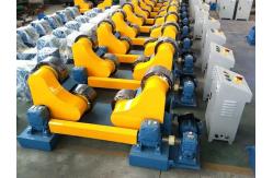 China Control Cabinet Separately, 10T / 20T Self Adjustment Tank Pipe Welding Rotator supplier