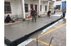 China Prefabricated Concrete Weighbridge Truck Axle Scales With Reinforced Interior Structure supplier
