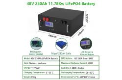 China 48V 200Ah ATV Lithium Ion Phosphate Power Wheelchair Battery LiFePO4 Replacement supplier