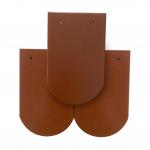 Glazed Fish Scale Ceramic Plain Roof Tile Shingle Free Samples for sale