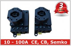 China 40A Weatherproof 4 Pole Rotary Isolator Safety Disconnect Switch supplier