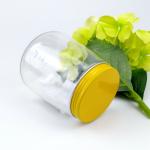 68mm Diameter Clear Drop Shaped Empty Juice Bottles With Screw Cap