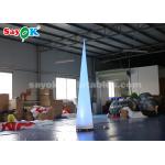 Portable  Inflatable Lighting Decoration Column Lighting Cone White Fabric