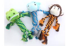 China 50G Tough Rope Ball Dog Treat Chew Toy For Aggressive Chewers supplier