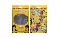 China Custom Print Ziplock Cigar Packaging Bags Cigar Humidified Plastic Pouches With Hydrating Layer ﻿ supplier
