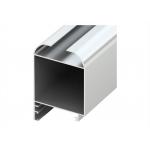 Silver Anodized 6m 0.8mm Aluminum Door Frame Extrusions for sale