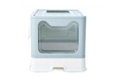 China PSM Foldable Cat Litter Box Custom Large Space Eco Friendly Cat Toilet supplier