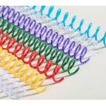 PVC PET Plastic Single Loop Spiral Wire Coil 2'' for sale