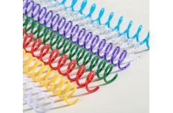China PVC PET Plastic Single Loop Spiral Wire Coil 2'' supplier