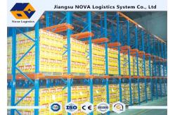 China Single Entry Selective Pallet Racking With Single / Double Stacked Pallets supplier