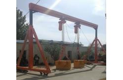 China Safety Sensor Liftable Small Portable Gantry Crane 1 Ton supplier