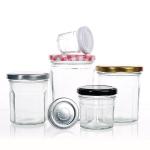 Custom High Quality 370ml 500ml Honey Storage Glass Food Jar For Storage for sale