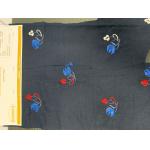 Linen embroidery fashion fabric for sale