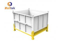 China Galvanized Weld Mesh Heavy Duty Collapsible Warehouse Pallet Cage supplier
