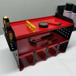 Wall Mounted Power Tool Storage Rack for Garage Cordless Drill Battery Charging Station for sale
