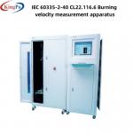 ISO 817 Compliant Burning Velocity Measurement Apparatus with High-Speed Camera 70,000fps and Automated Operation Software for sale