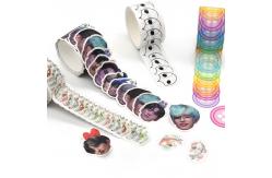 China Custom Japanese Decorative Washi Tape Printed Die Cut Washi Tape supplier