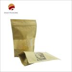 Gravure Printing Karft Paper Bag Food Packaging CMYK Kraft PE Bag Moisture Proof for sale