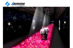 China Romantic Restaurant Interactive Magical 3d Floor , 220V Interactive Light Floor supplier