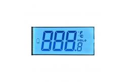 China Positive HTN Segment Code LCD White Blacklight Customizable LCD Display supplier