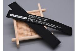 China Garments Use Polyester Webbing Straps Printed With White Silicone Logo supplier