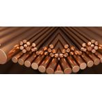 Electronic Industry 99.995% Copper Round Bar Grind Surface for sale