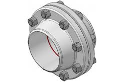 China CuNi 70/30 Socket Weld Flange Class150, Forged C71500 Seawater & Biofouling Resistant supplier