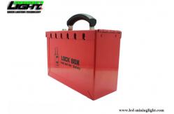China 12 Padlocks Foldable Handle Steel Safety Lockout Box supplier