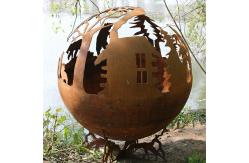 China 6mm Thickness Large Corten Fire Pit Customizable supplier