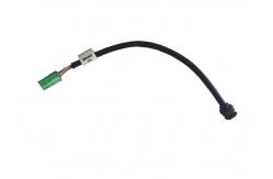 China Enclosure 150mm 3 Pins Pigtail Socket Plug Adapter Wire Green Connector supplier