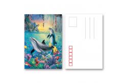 China Custom Lenticular Printing Holographic 3D Postcard Heat Resistant Non Toxic supplier