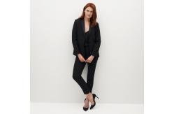 China Black Formal Pantsuits For Ladies 95% Polyester 5% Spandex supplier