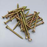 Zinc Plated DIN7505 Standard Cross Countersunk Self Tapping Galvanized Screw For Building Projects for sale