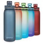 Opard 30oz Tritan Reusable Plastic Sports Water Bottle With Leak Proof Flip Top Lid BPA Free for sale