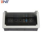 silver tabletop flip cover brush multimedia connectivity box for sale